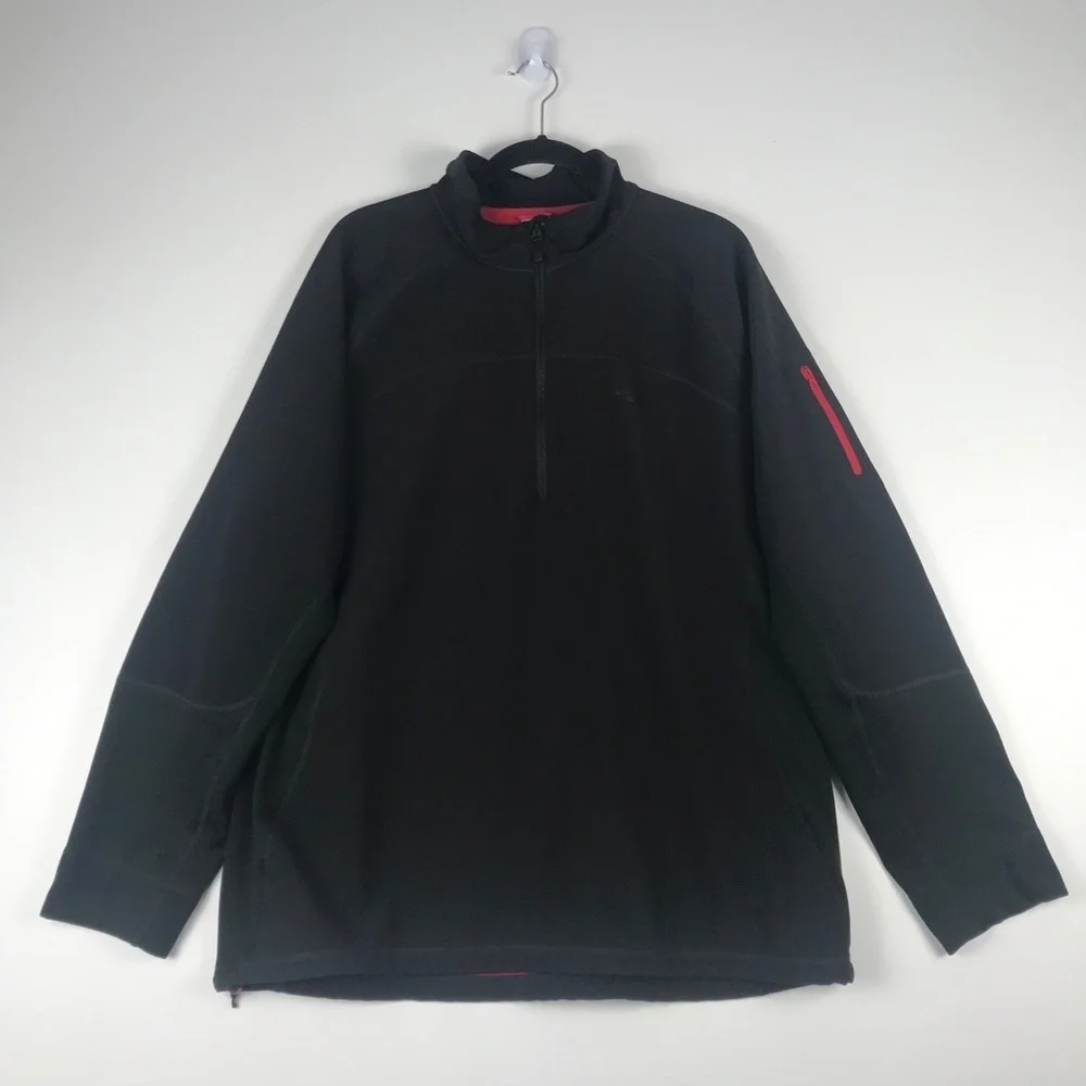 North Face 1/2 Zip Fleece lined Pullover Men's